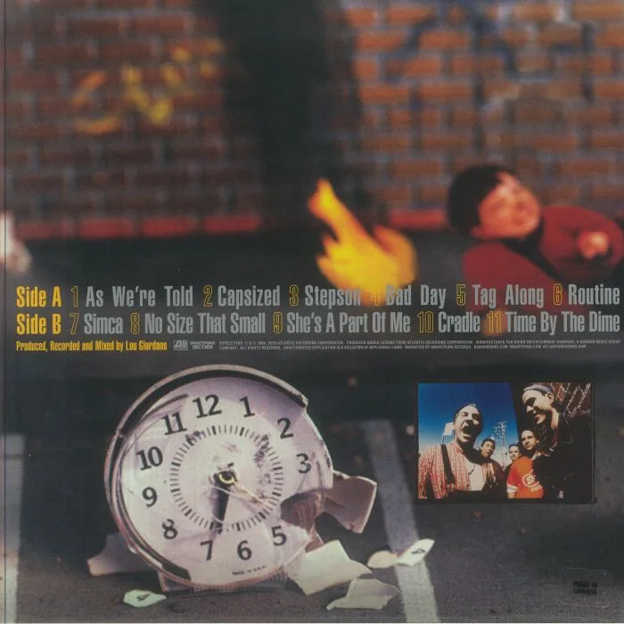 Back cover — SAMIAM — Clumsy (reissue)