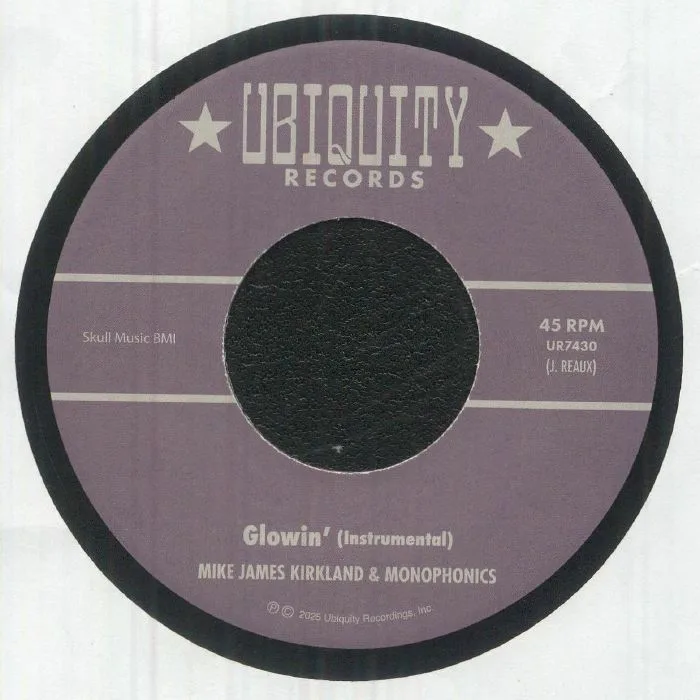Back cover — Mike James KIRKLAND / MONOPHONICS — Glowin'