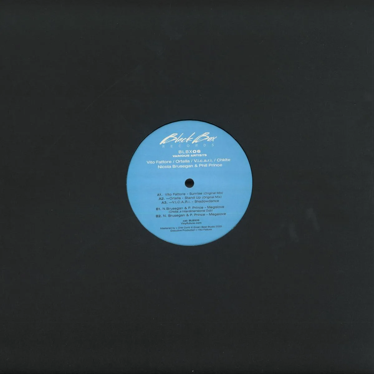 Back cover — Vito Fattore, Ortella, V.I.C.A.R.I., N. Brusegan, P. Prince — BLBX06