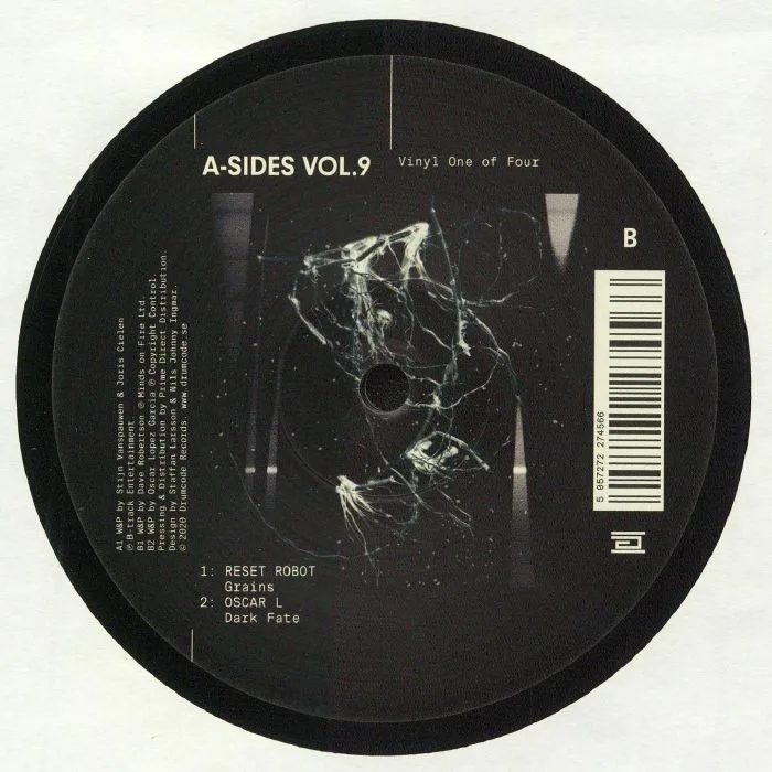 Обратная сторона обложки — JOYHAUSER / RESET ROBOT / OSCAR L — A Sides Vol 9 Vinyl One Of Four