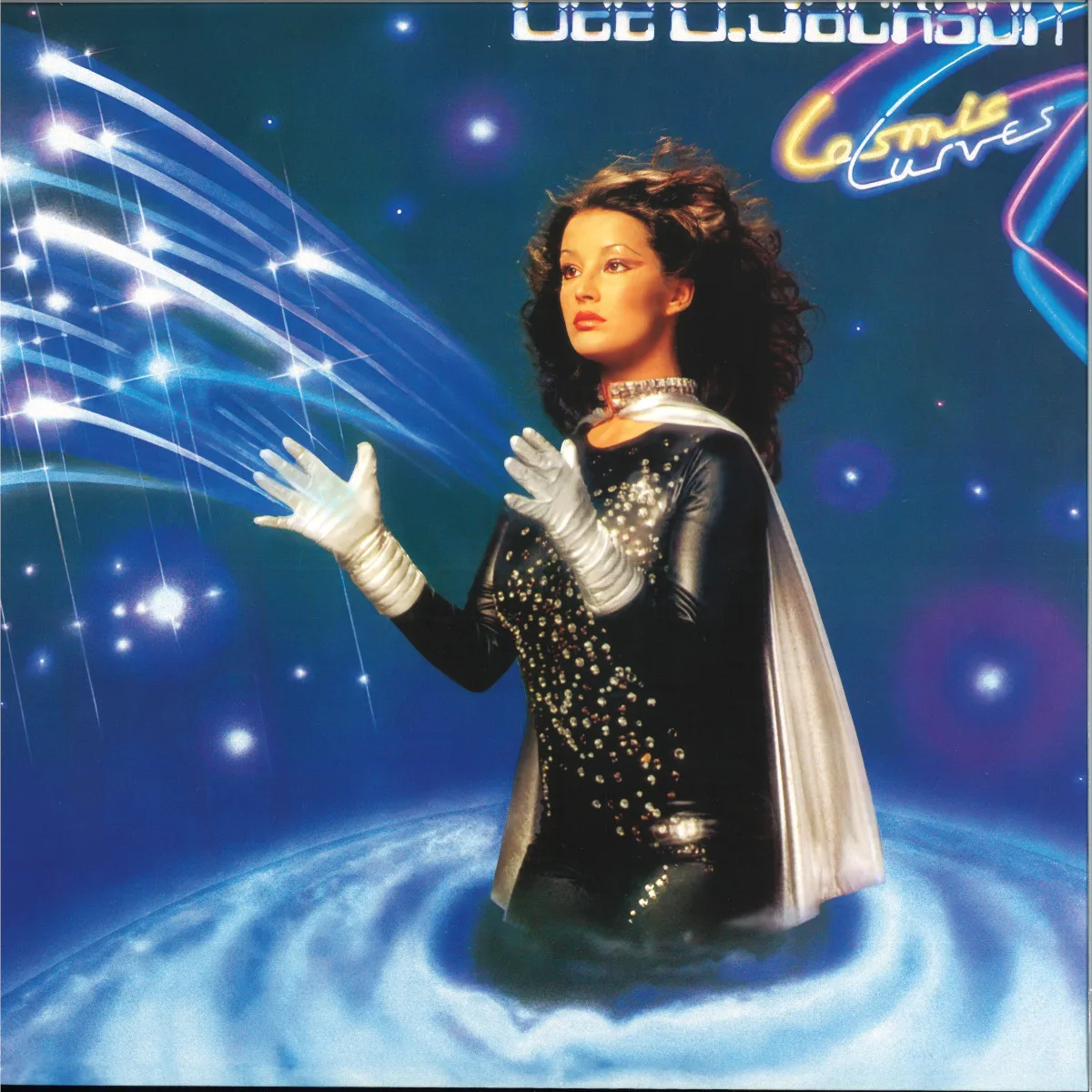 Обратная сторона обложки — Dee D Jackson — COSMIC CURVES LP