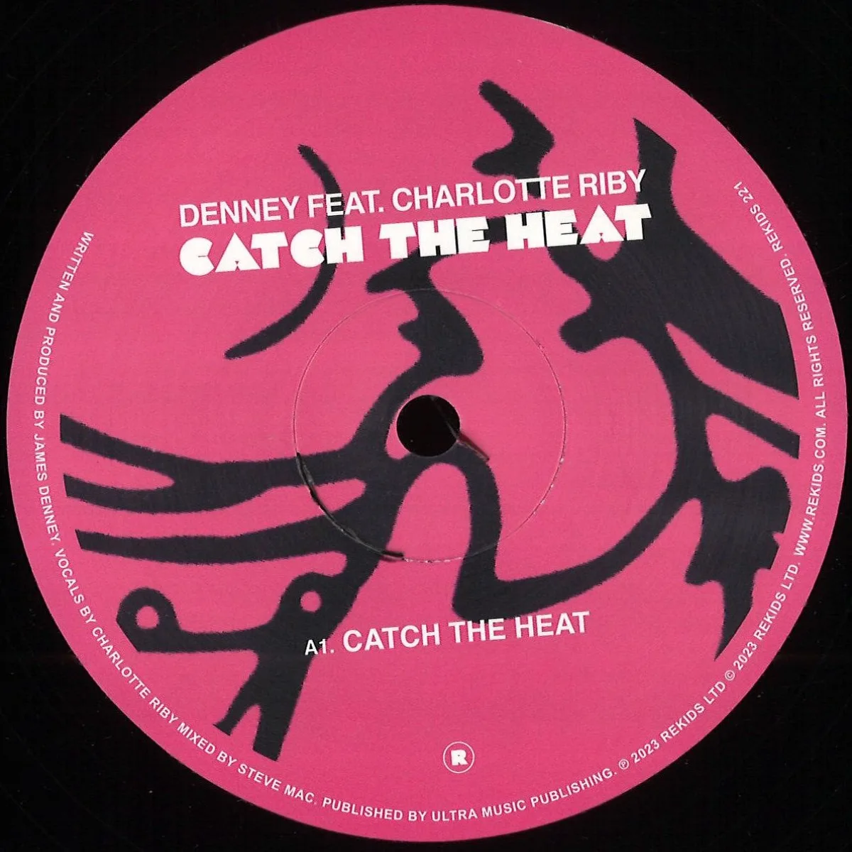 Лицевая сторона обложки — Denneyfeat.Charlotte Riby — Catch The Heat