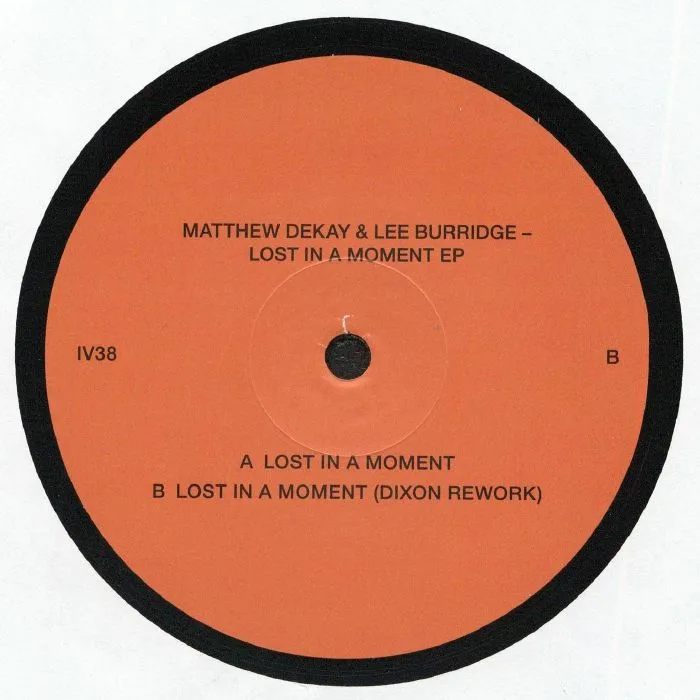 Обратная сторона обложки — Matthew DEKAY / LEE BURRIDGE — Lost In A Moment EP (reissue)