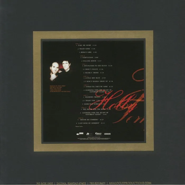Обратная сторона обложки — Holly COLE — Temptation (reissue)