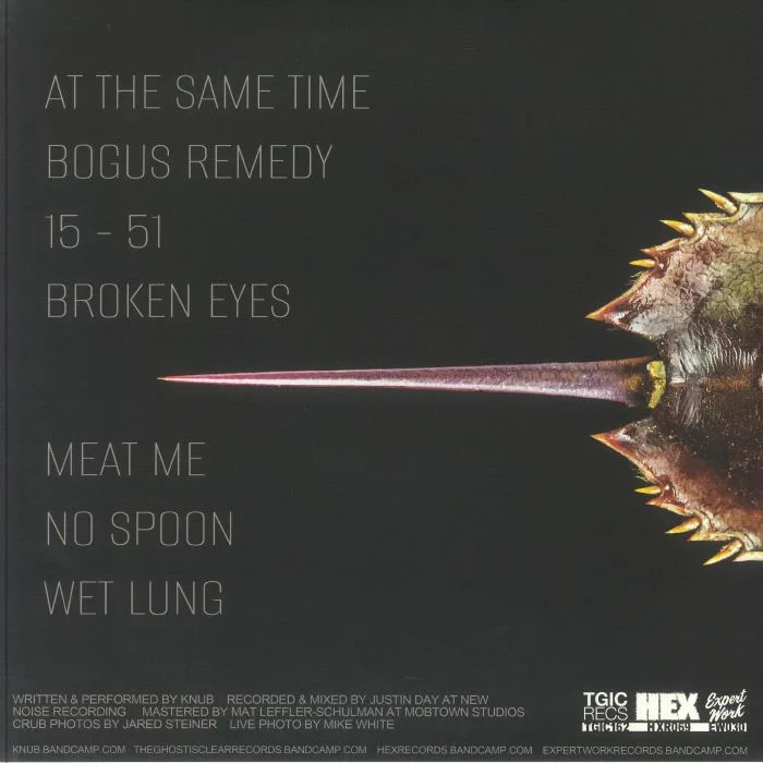 Back cover — KNUB — Crub