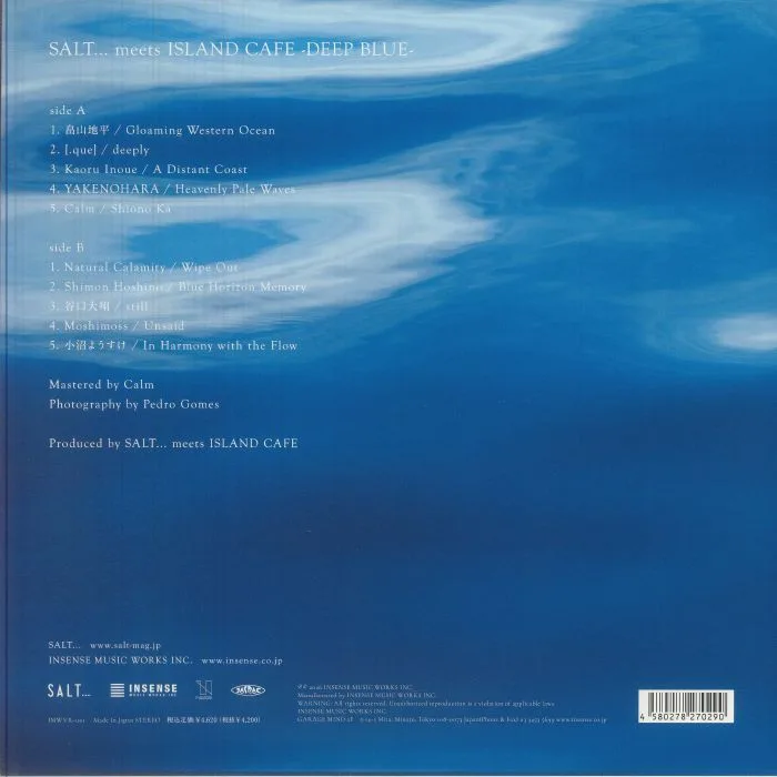 Back cover — VARIOUS — Salt meets Island Cafe: Deep Blue