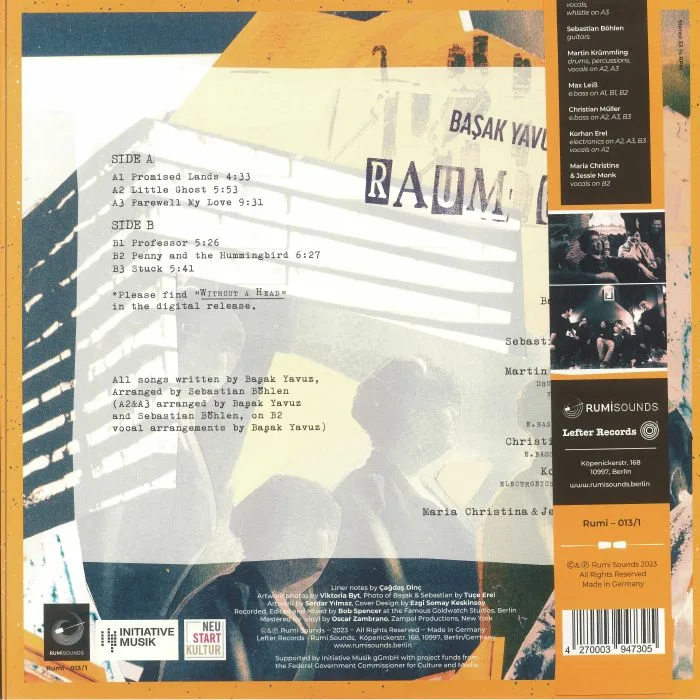 Back cover — Basak YAVUZ — Raum 610