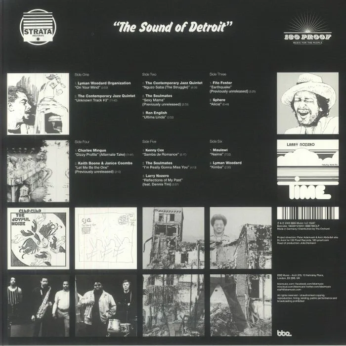 Обратная сторона обложки — DJ AMIR / VARIOUS — Strata Records: The Sound Of Detroit Vol 2