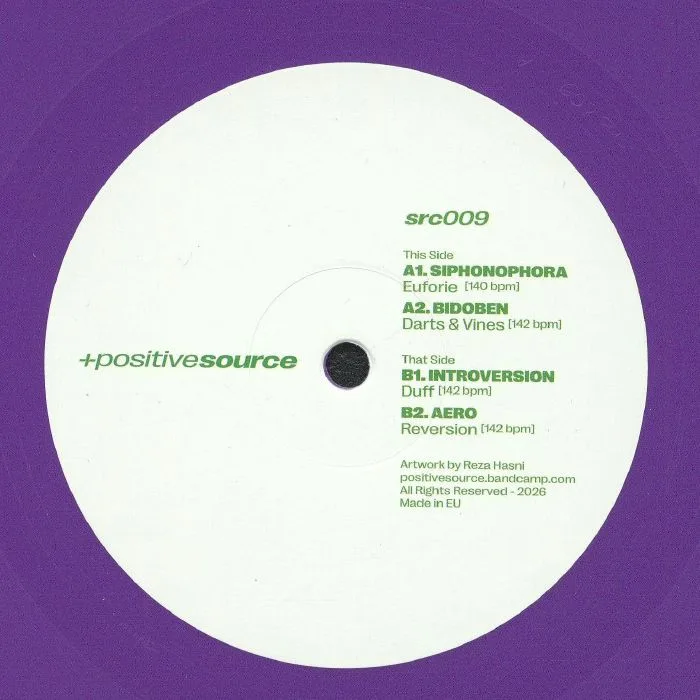 Front cover — SIPHONOPHORA / BIDOBEN / INTROVERSION / AERO — SRC 009