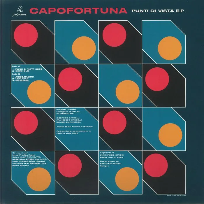 Обратная сторона обложки — CAPOFORTUNA — Punti Di Vista EP