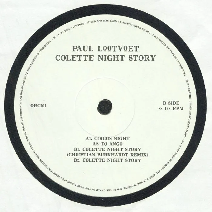 Back cover — Paul LOOTVOET — Colette Night Story