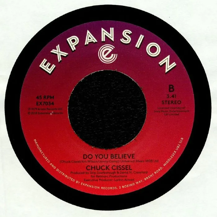 Back cover — Chuck CISSEL — Don't Tell Me You're Sorry