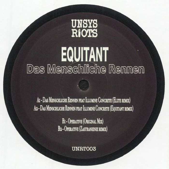 Front cover — EQUITANT — Das Menschliche Rennen