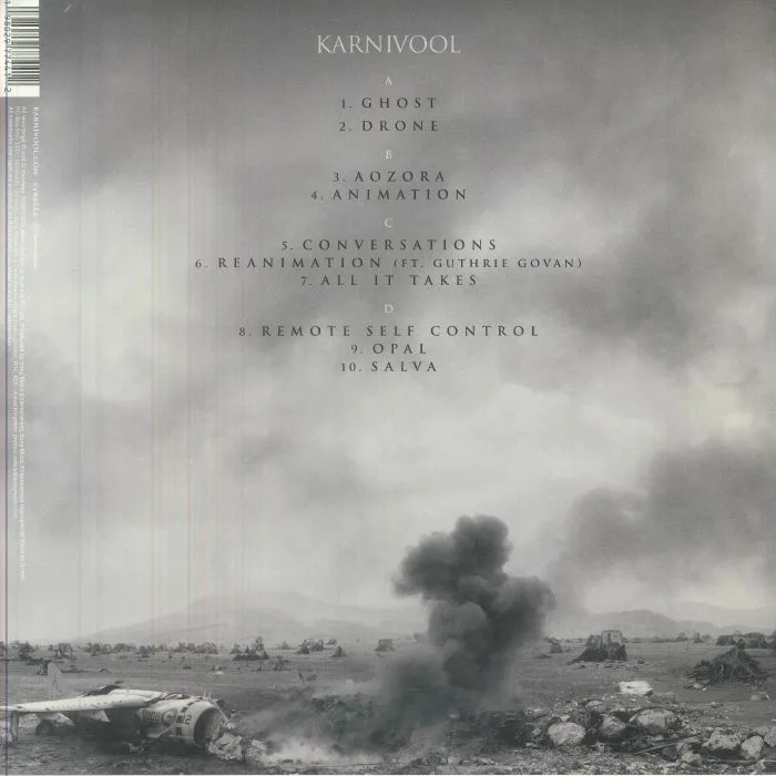 Back cover — KARNIVOOL — In Verses