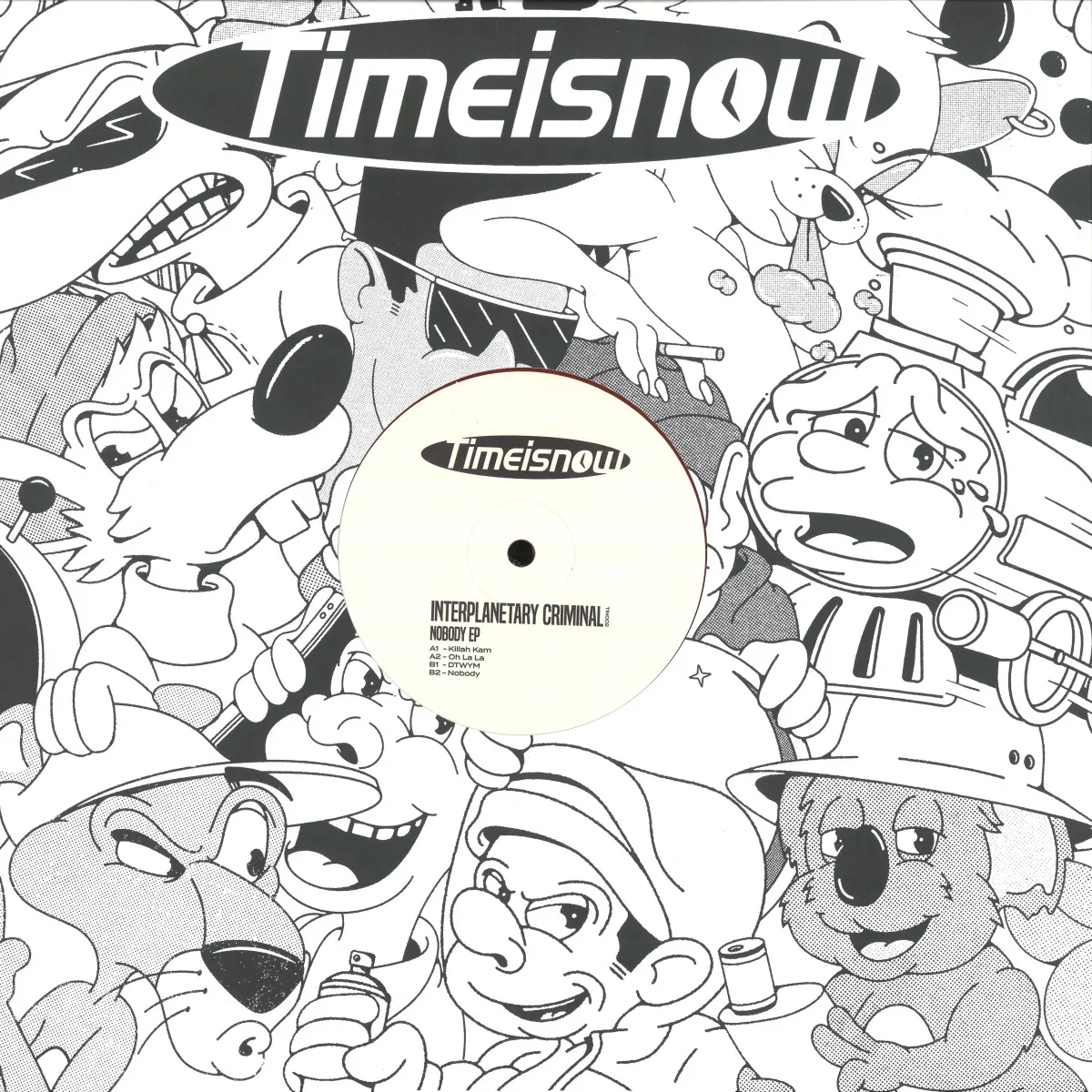 Back cover — Interplanetary Criminal — Nobody EP