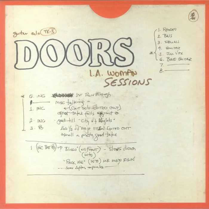 The DOORS — LA Woman Sessions (Record Store Day RSD 2022)