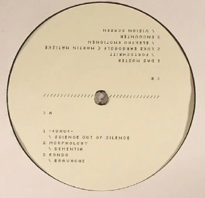 Front cover — UHU / MORPHOLOGY / RONDO / DAS MUSTER / LUKE EARGOGGLE / MARTIN MATISKE / ENCOUNTER — STILLEBEN 046