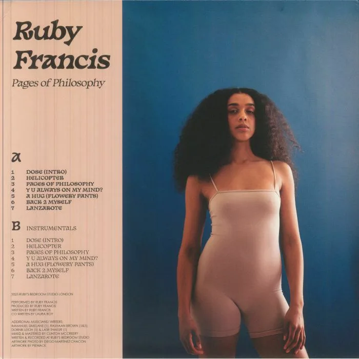 Back cover — Ruby FRANCIS — Pages Of Philosophy (B-STOCK)