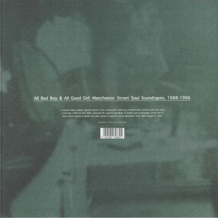 Обратная сторона обложки — DEATH IS NOT THE END — All Bad Boy & All Good Girl: Manchester Street Soul Soundtapes 1988-1996