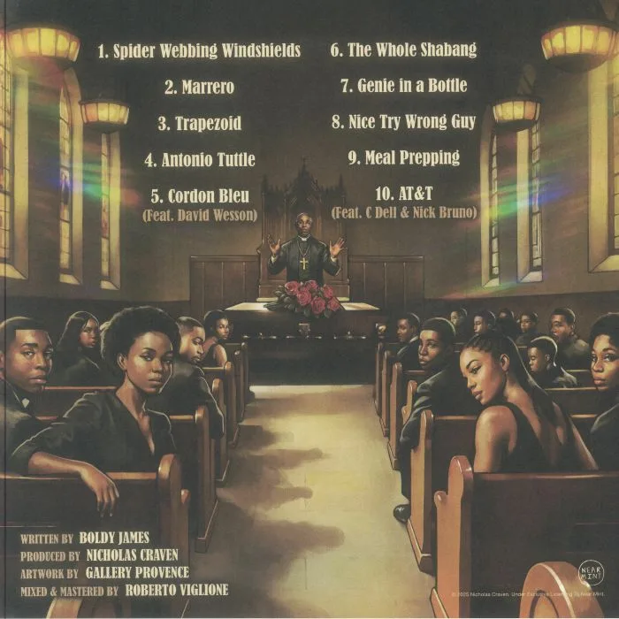Back cover — JAMES. Boldy — Late To My Own Funeral