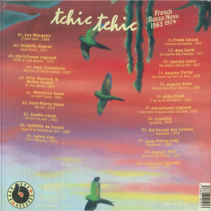 Обратная сторона обложки — VARIOUS — Tchic Tchic: French Bossa Nova 1963-1974