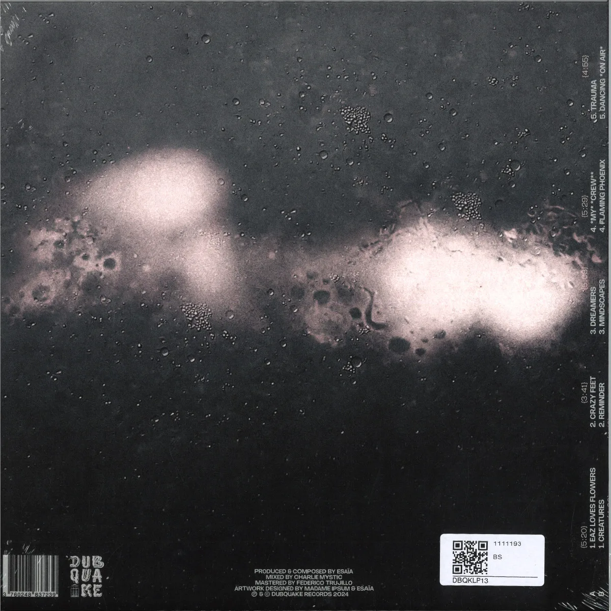 Back cover — Esaïa — Mindscapes LP