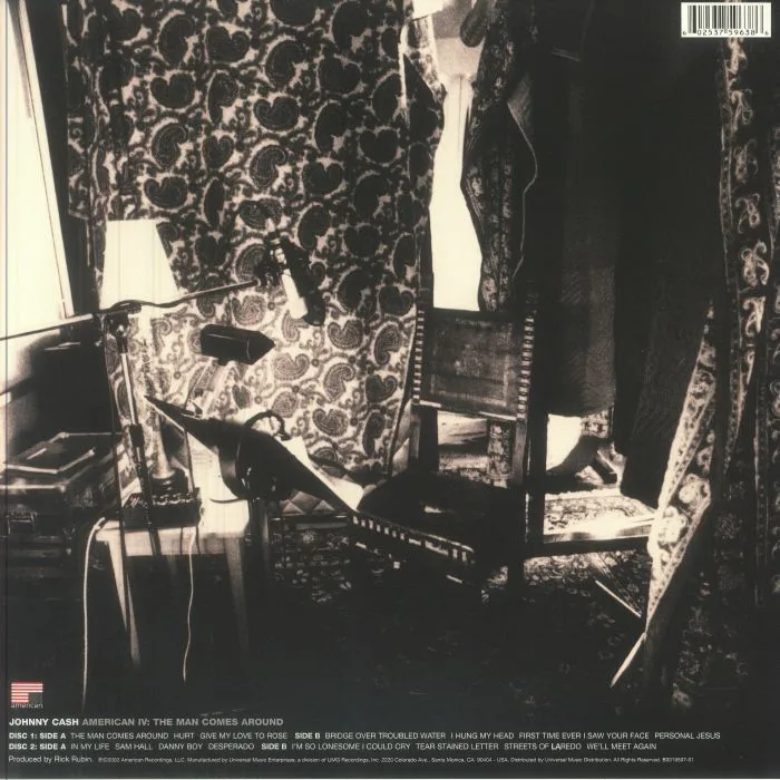 Back cover — Johnny CASH — American IV: The Man Comes Around (reissue)