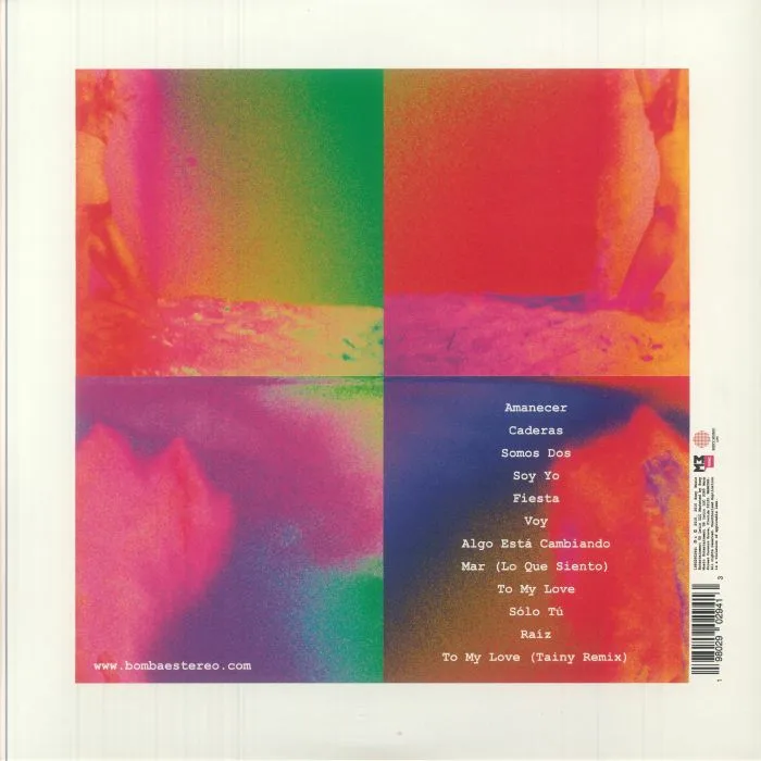 Back cover — BOMBA ESTEREO — Amanecer (10th Anniversary Edition)