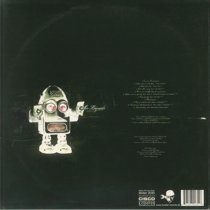 Back cover — AIR LIQUIDE — Best Of Air Liquide 1991-2001