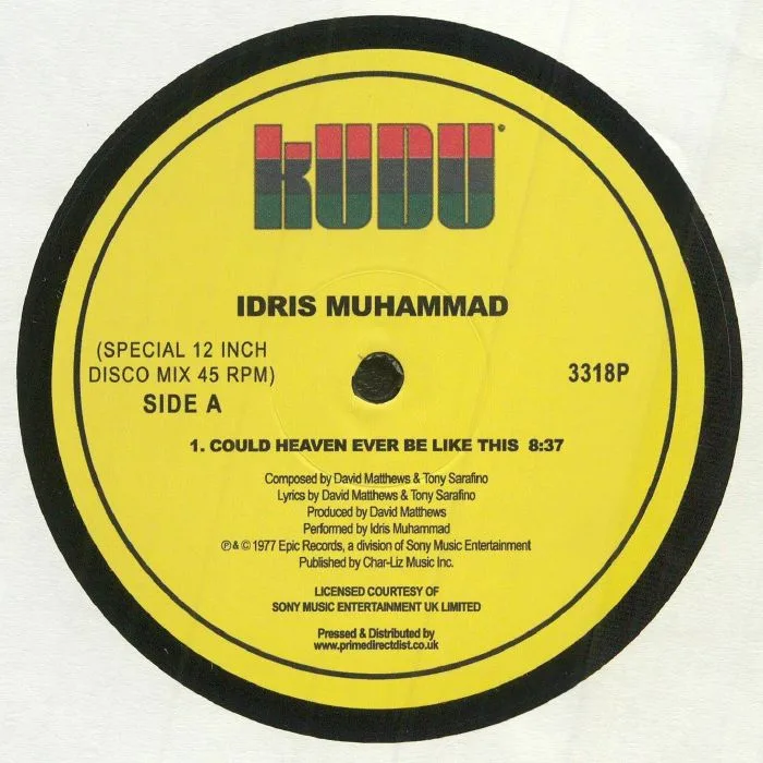 Front cover — Idris MUHAMMAD — Could Heaven Ever Be Like This (Record Store Day 2017)
