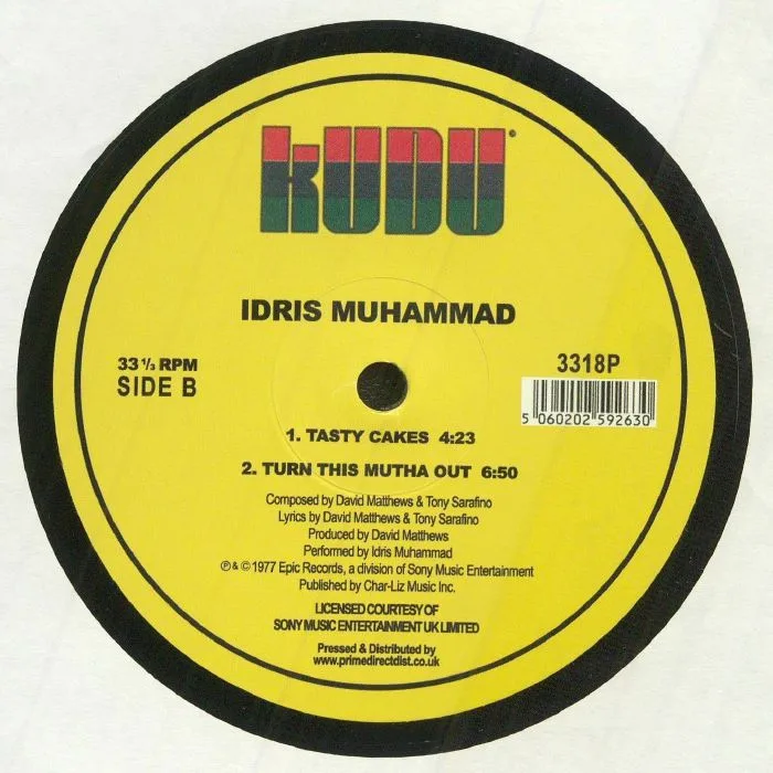 Back cover — Idris MUHAMMAD — Could Heaven Ever Be Like This (Record Store Day 2017)