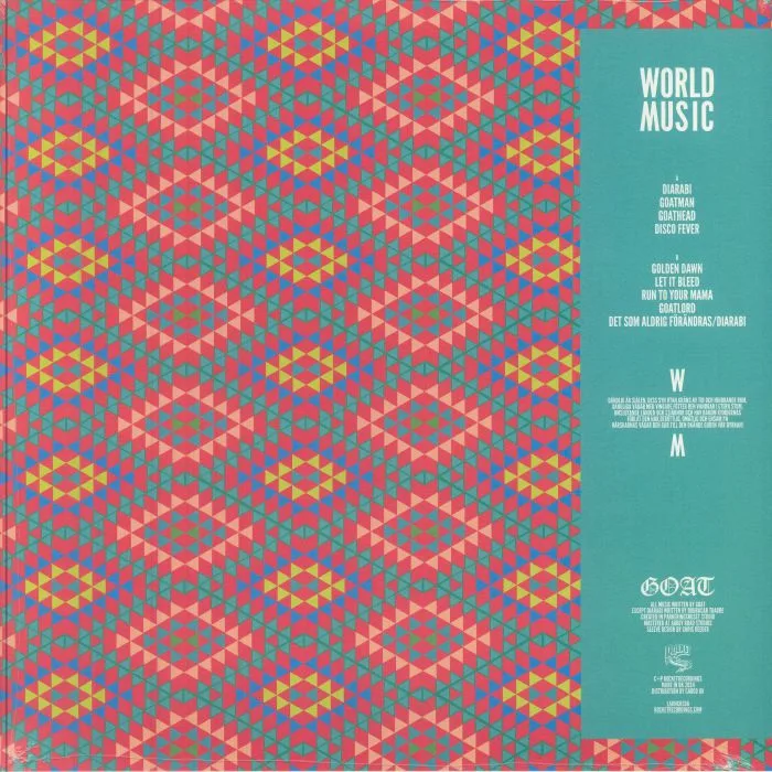 Back cover — GOAT — World Music