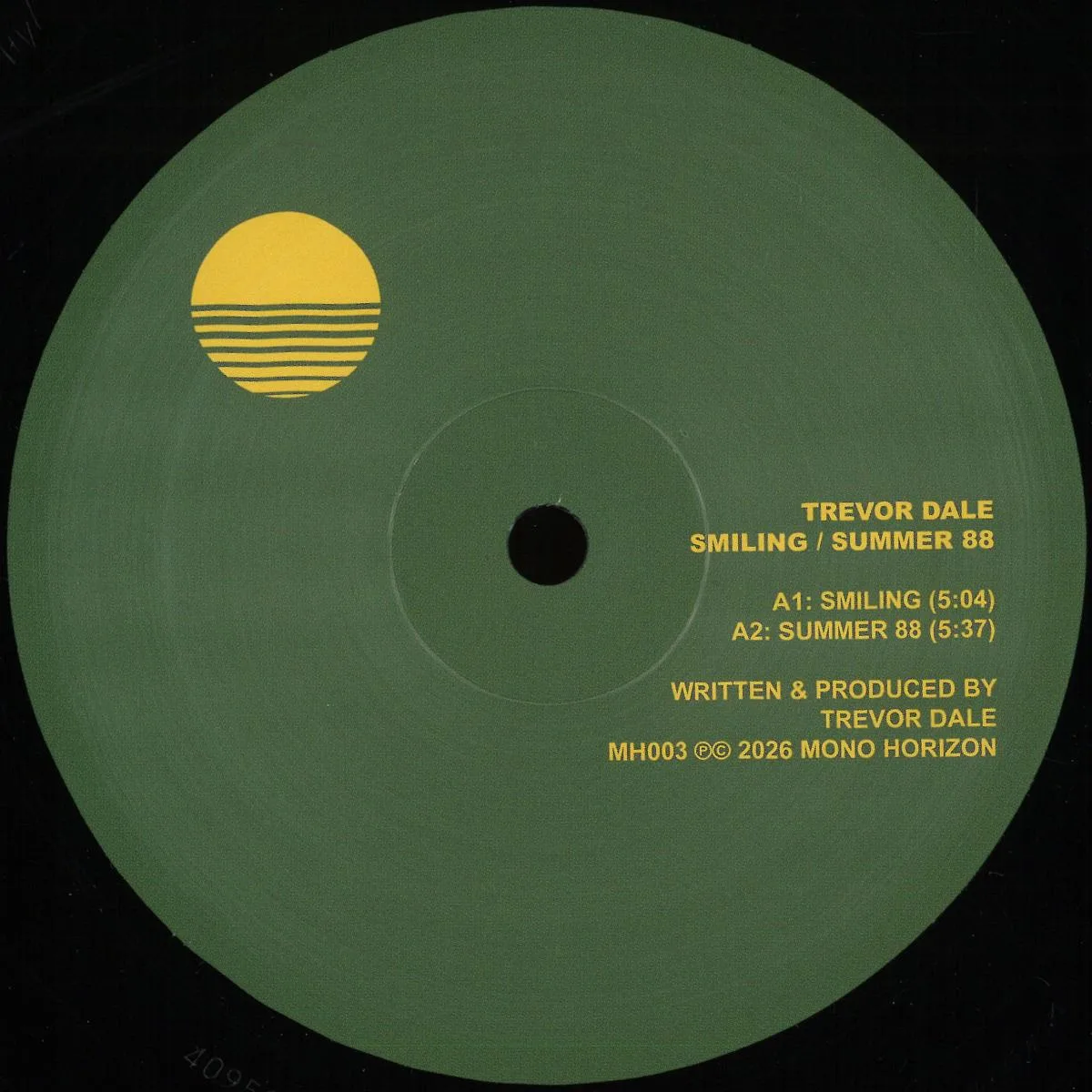 TREVOR DALE — SMILING / SUMMER 88