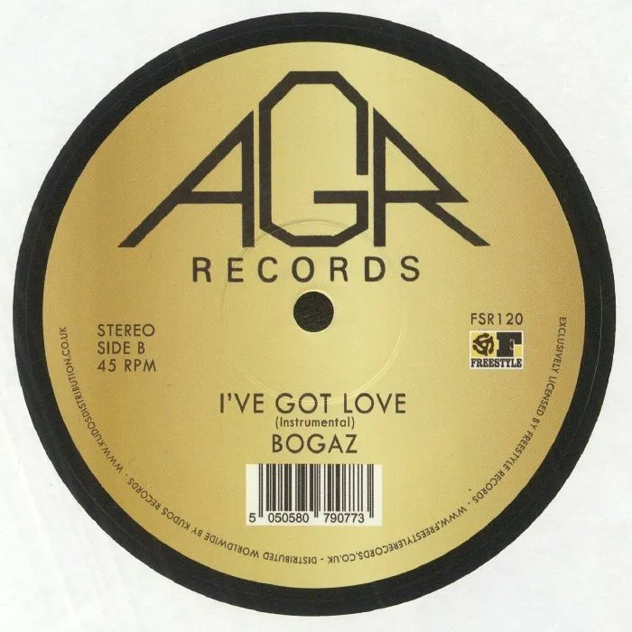 Обратная сторона обложки — BOGAZ — I've Got Love (reissue)