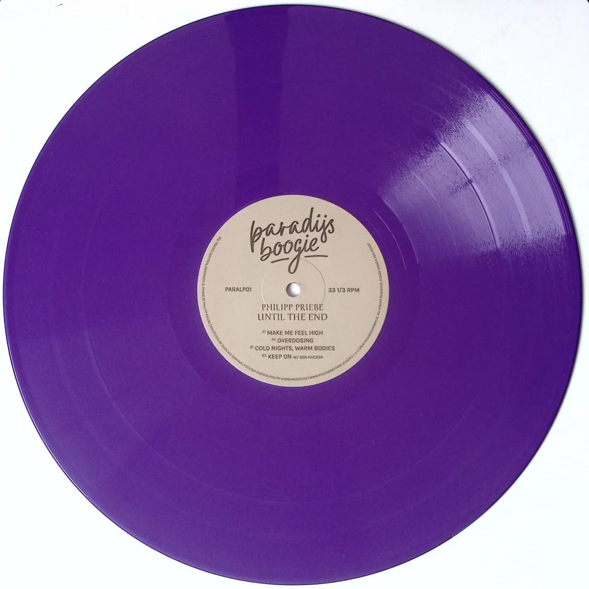 Philipp Priebe — Until The End LP 2x12"
