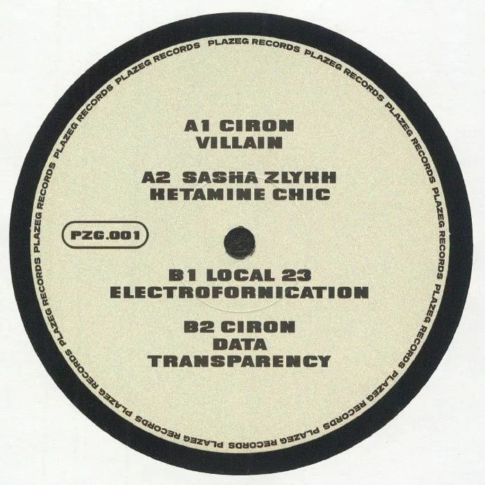 Back cover — CIRON / SASHA ZLYKH / LOCAL 23 — Plazeg Friends I