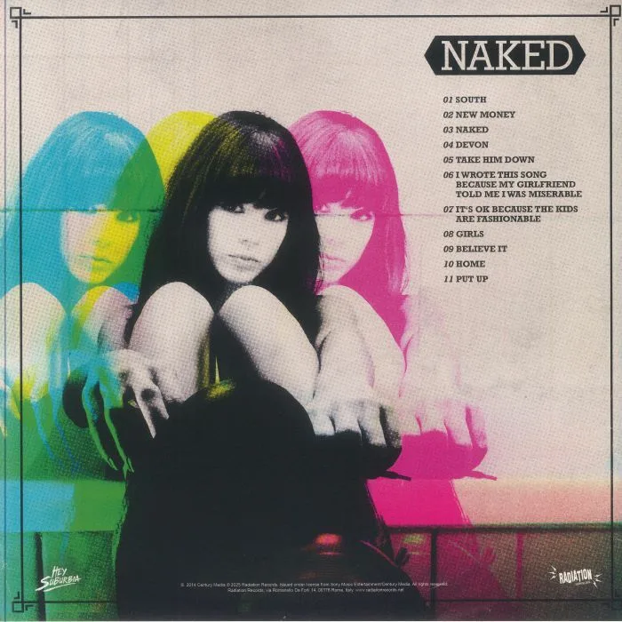 Back cover — BUSTER SHUFFLE — Naked (reissue)
