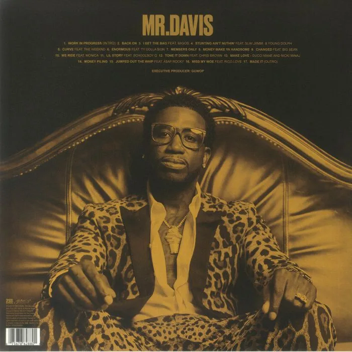 Back cover — GUCCI MANE — Mr Davis
