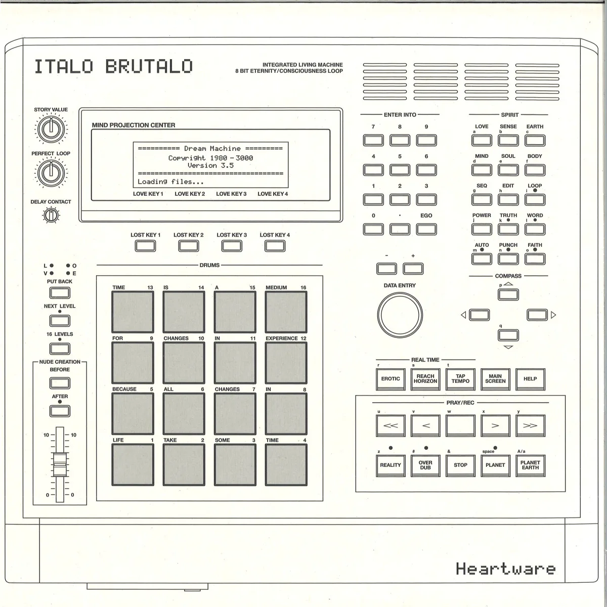 Italo Brutalo — Heartware LP 2x12"