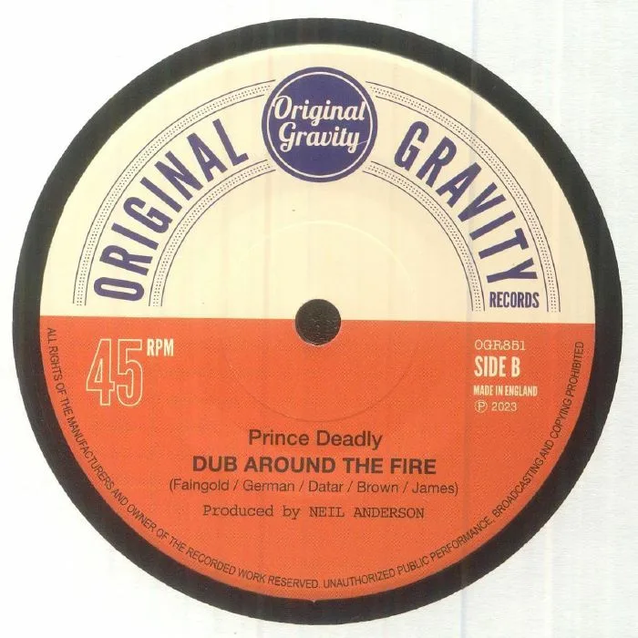 Обратная сторона обложки — MAROON TOWN / PRINCE DEADLY — Around The Fire