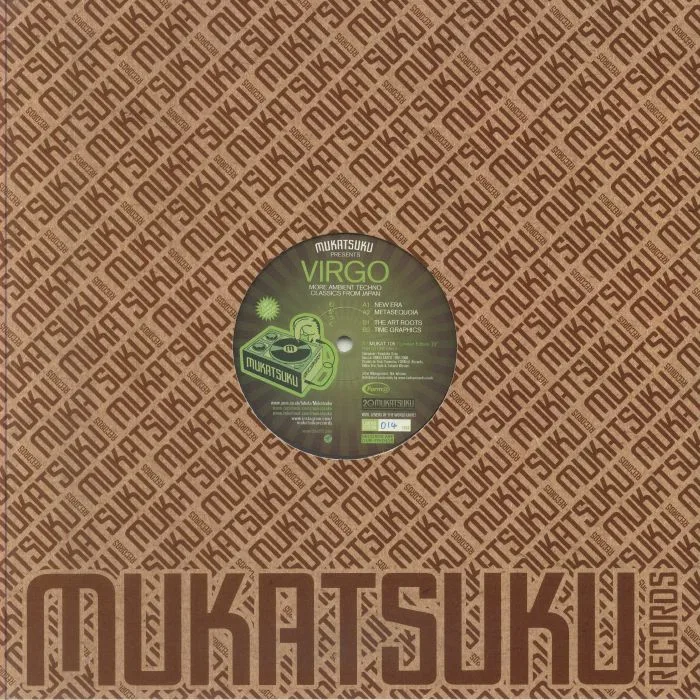 Front cover — MUKATSUKU presents VIRGO — More Ambient Techno Classics From Japan: 20th Anniversary Edition Juno Exclusive
