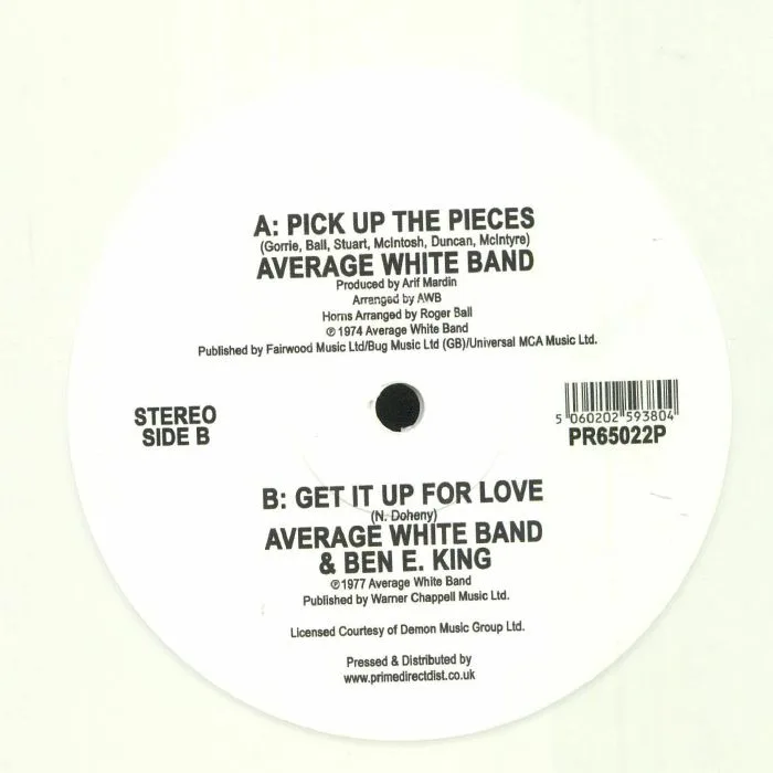 Обратная сторона обложки — AVERAGE WHITE BAND — Pick Up The Pieces (Record Store Day 2019)