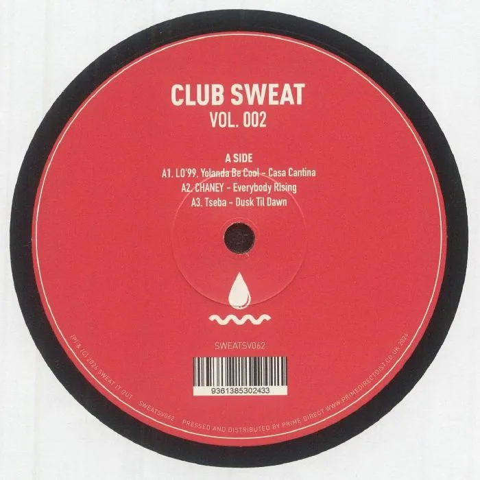 Лицевая сторона обложки — LO'99 / YOLANDA BE COOL / CHANEY / TSEBA / STEVE LAWLER / DVIRNUNS / BONAFIQUE — Club Sweat Vol 2