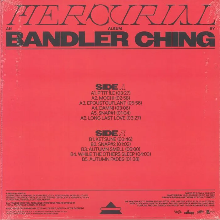 Обратная сторона обложки — BANDLER CHING — Mercurial