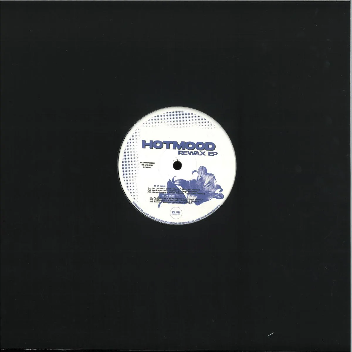 Back cover — Hotmood — ReWax EP
