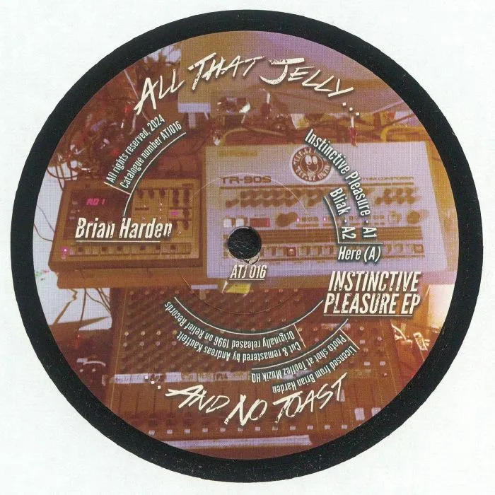 Лицевая сторона обложки — Brian HARDEN — Instinctive Pleasure EP (reissue)