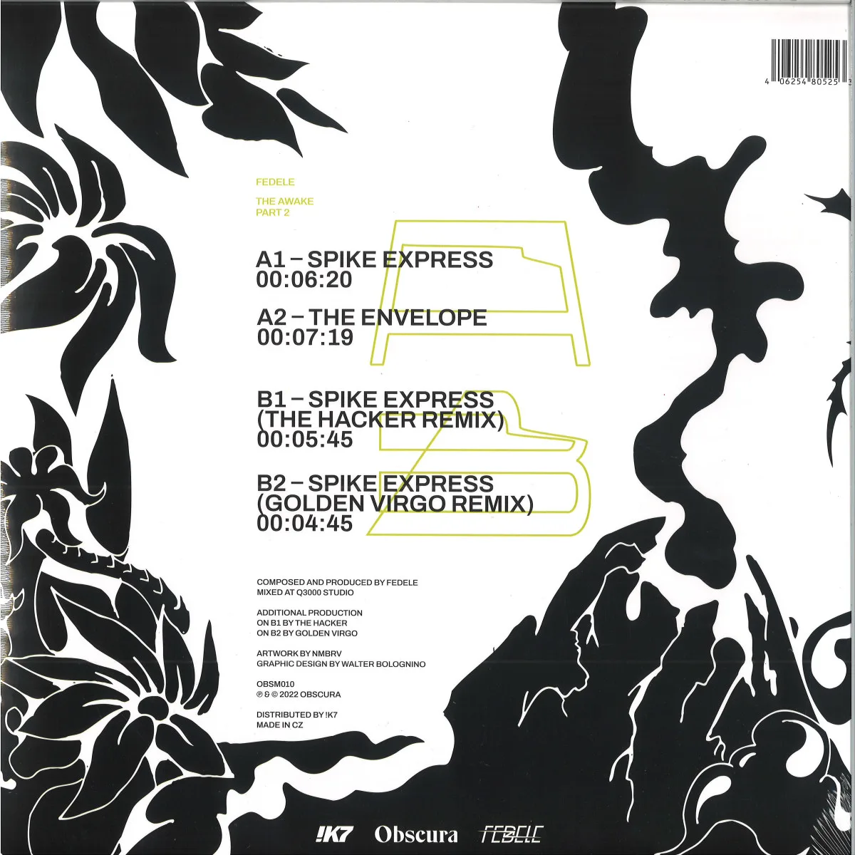 Back cover — Fedele — The Awake, Pt. 2