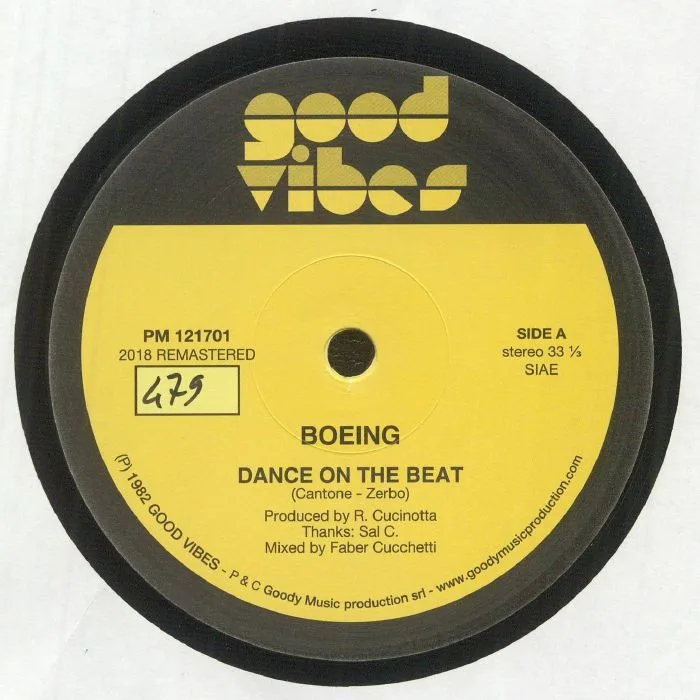 Front cover — BOEING — Dance On The Beat (reissue)