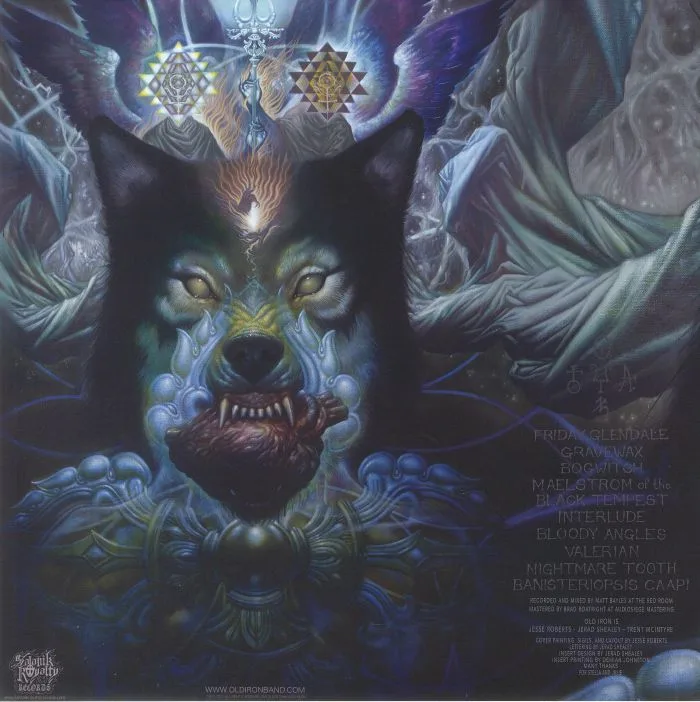 Back cover — OLD IRON — Lupus Metallorum (reissue)