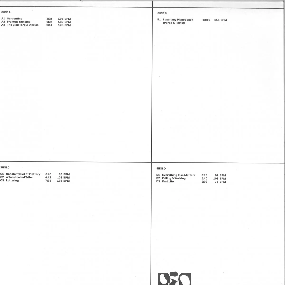 Обратная сторона обложки — Philipp Otterbach — EVERYTHING ELSE MATTERS 2LP